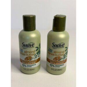 Suave Professionals Almond & Shea Moisturizing Shampoo 3 Oz Travel Size 2-Pack